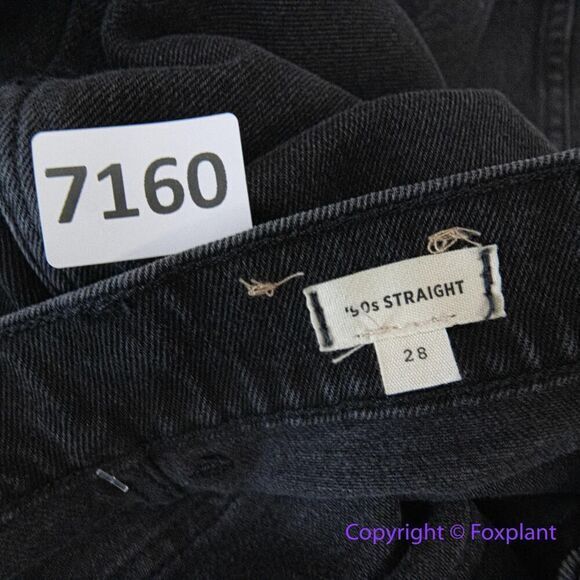 New! Madewell The '90s Straight Utility Jean in camplin wash, size 28 - Picture 13 of 16